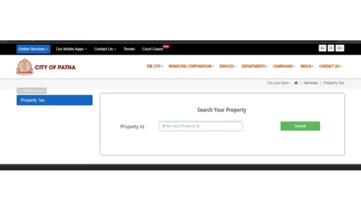 patna municipal corporation property tax online payment